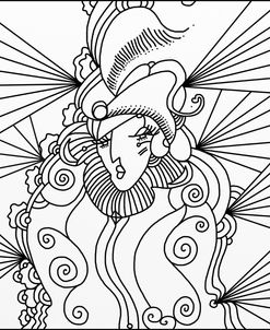 Lady 216 Linework