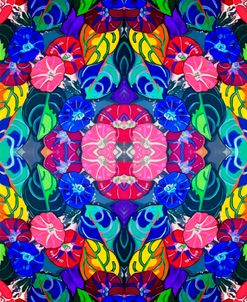 Pop Art Flowers Kaleidoscope