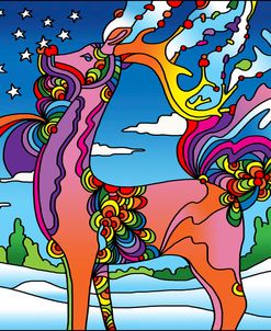 Pop Art Reindeer