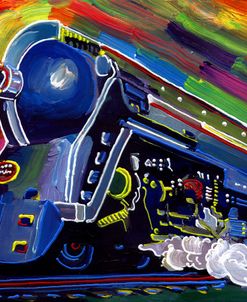 Pop Art Blue Train