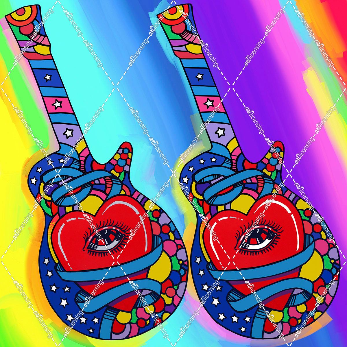 Guitars-heart-eye