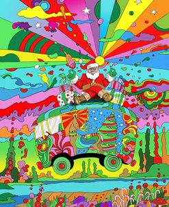 Santa Hippie Bus