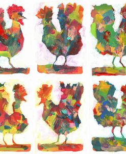 Pop Art Chickens