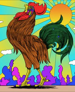 Pop Art Rooster Morning