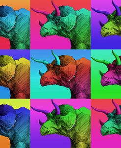 Pop Art Triceratops