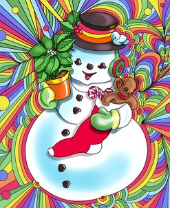 Snowman With Gifts