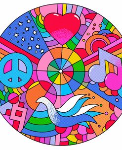 Circle Peace Love Music