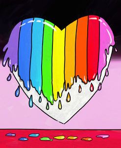 Rainbow Paint Heart 2