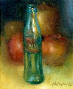 Bottle with Apples