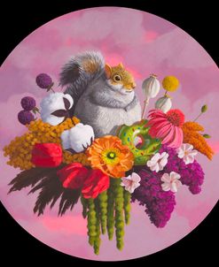 Bright Squirrel Flower Cloud Mama