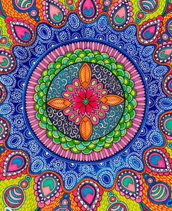 Mardi Gras Mandala