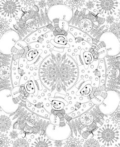 Frosty the Snowman Mandala