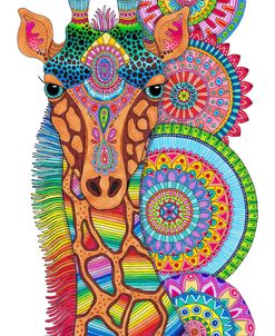 Rainbow Giraffe