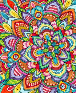 Happy Organic Mandala