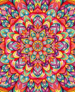 Retro Glass Mandala