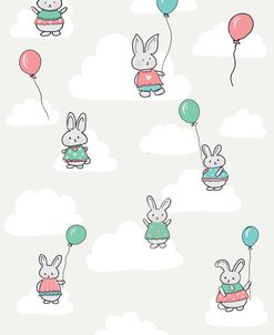 20-23 Bunnies In Clouds