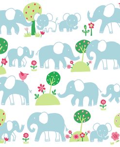 20-37 Marching Elephants