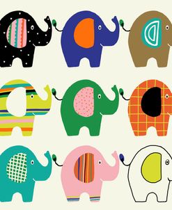 Colour Block Elephant