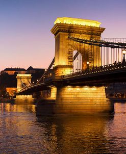 Panorama Budapest Chain Bridge