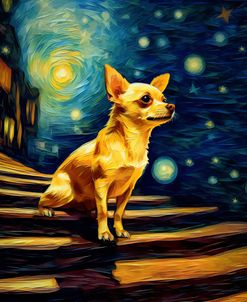 A Chihuahua’s Heavenward Gaze