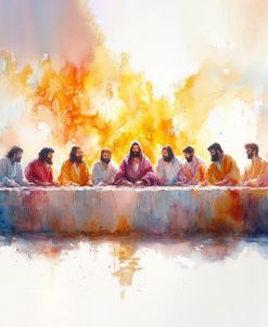 The Last Supper – With His Disciples