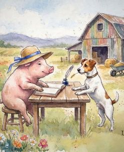 Pig And Pup Storytime