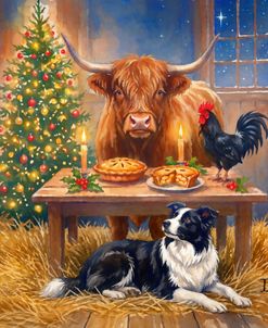 Barnyard Christmas Feast