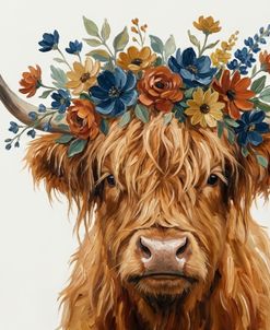 Highland Cow Crown