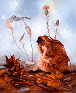 Thumbelina In Leaves