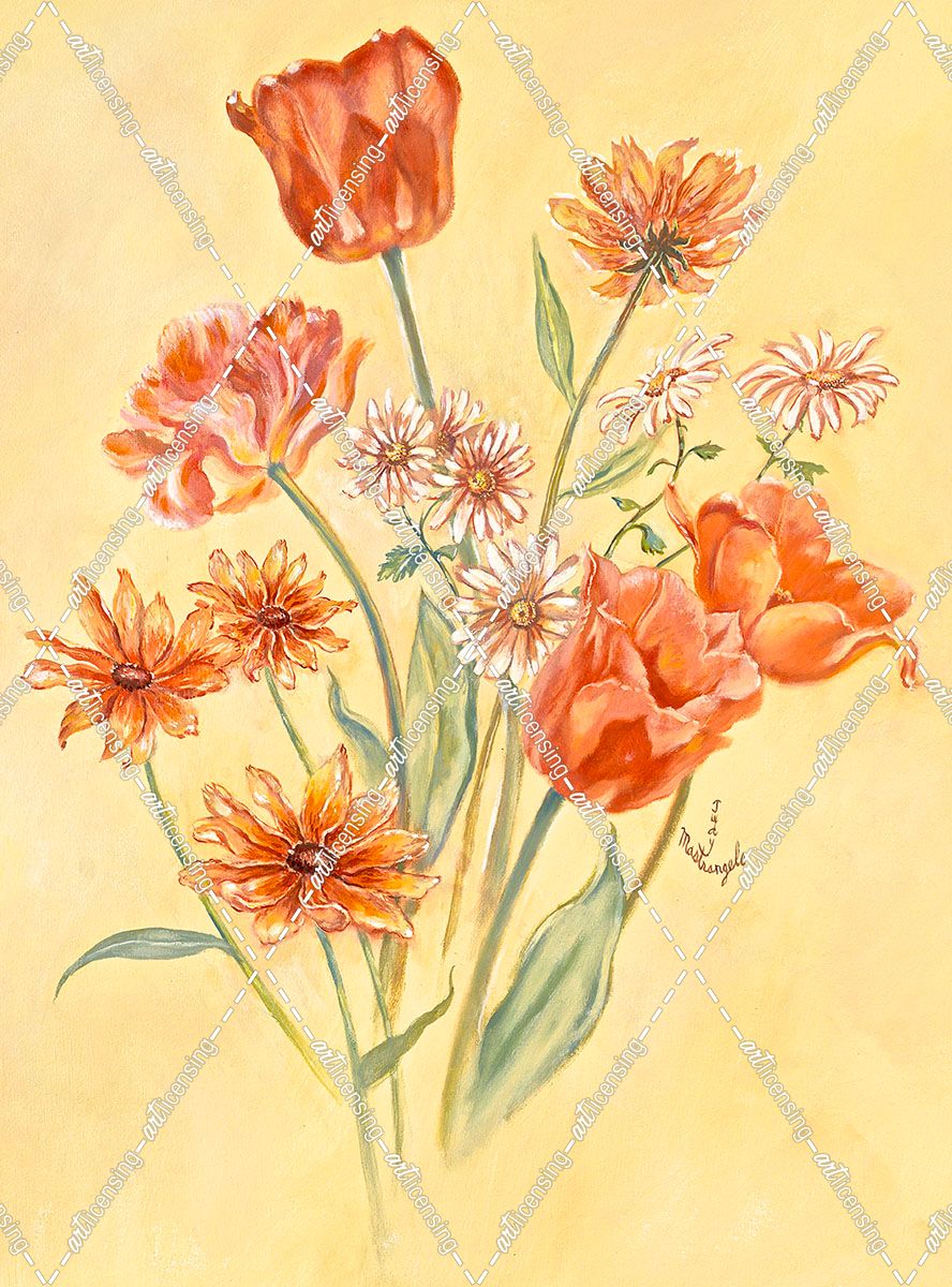 Tulips And Daisies