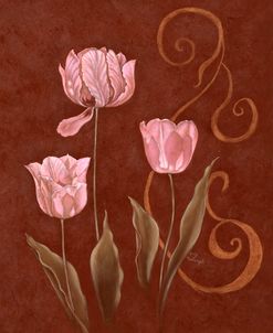 Tulips With Scroll 2