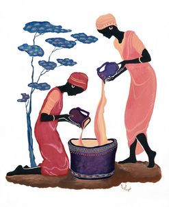 Two Women Pouring