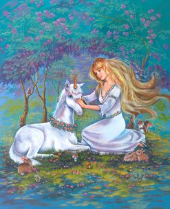 Girl And Unicorn