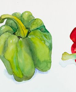 Yellow, Green, and Red Peppers