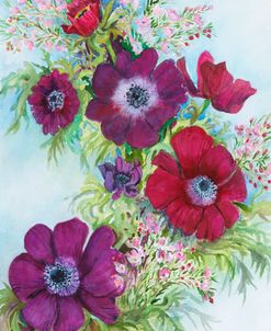 Anemonies and Waxflower