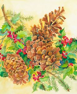 Pine Cones and Berries