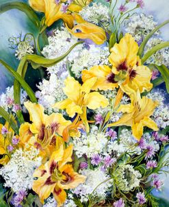 Wild Flowers And Daylilies