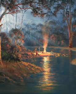 Megalong Creek Moonrise