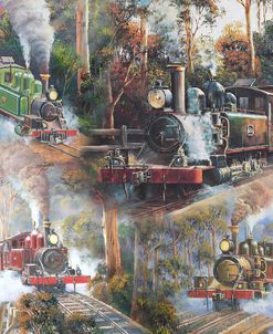 Train Montage 2 PUFFING BILLY
