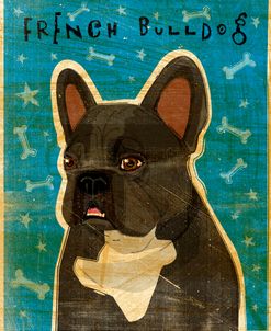 French French Bulldog – Black Brindle and White