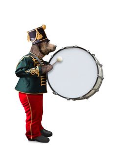 Band – Bear Drummer