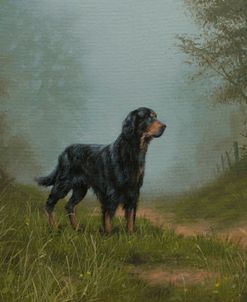 C1025 (L) Gordon Setter in Landscape