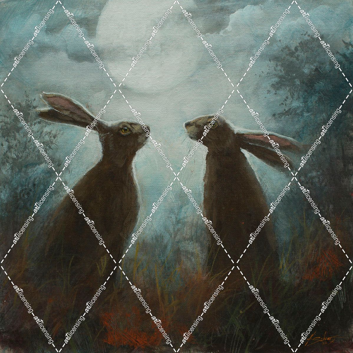 W1033 Hares and Moon