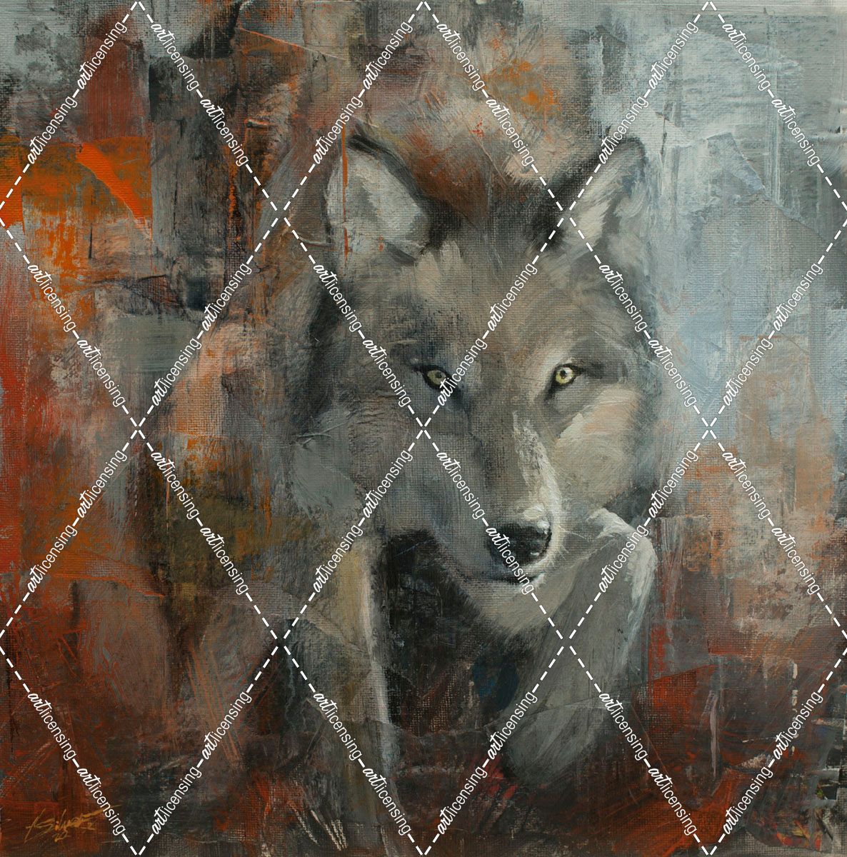 W1040 Wolf Portrait