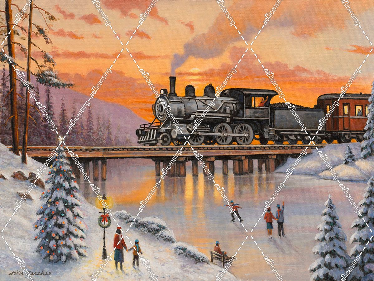 Railroad on the Ice Bridge