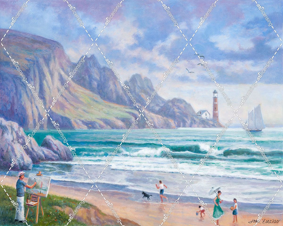 Painting By the Seaside