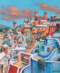 Santorini Colors