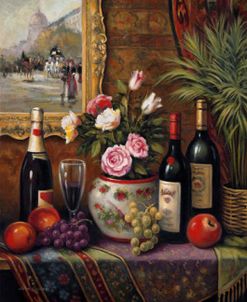 Wine And Floral 3