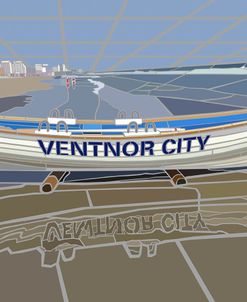 Ventnor City Beach Vista Scene