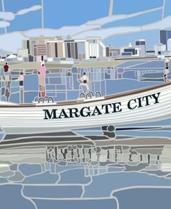 Margate City Beach Scene